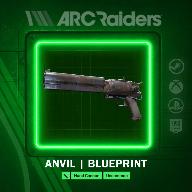 ANVIL - BLUEPRINT ARC RAIDERS - ARC Raiders Game Item - Gameflip