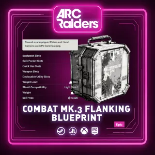 COMBAT MK.3 (FLANKING) |BLUEPRINT ARC RAIDERS