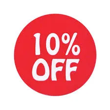 10% off limited time