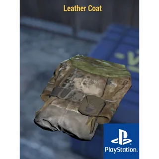 Leather coat 