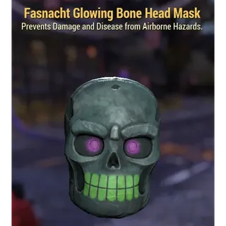 Glowing bone head