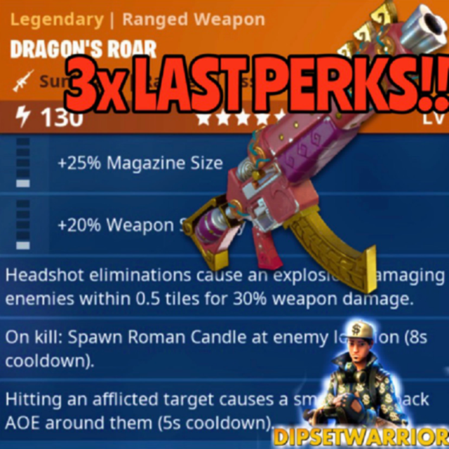 Dragon S Roar 1x 3 Last Perks In Game Items Gameflip - roar roblox id full