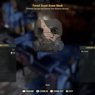 forest scout armour mask