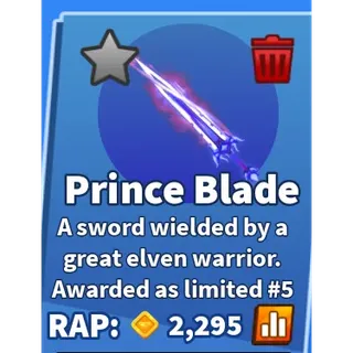 Prince blade - blade ball