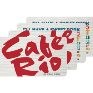 $36,00 Cafe Rio Giftcard