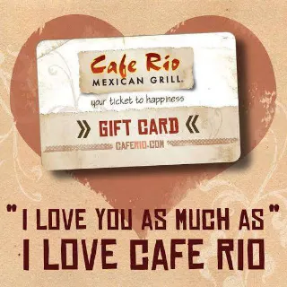 Cafe Rio 20$