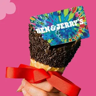 $20,00 Ben & Jerry's Giftcard
