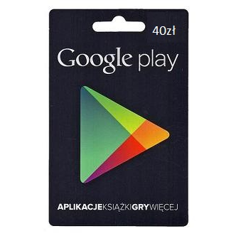 Google Play 40 Pln Zt Gift Card Poland - google play gift card used for roblox