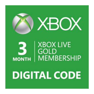 xbox live gold 3 month code free