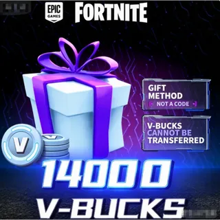 Fortnite gift 14000V-BUCKS