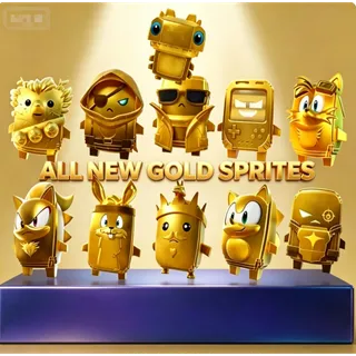  Fortnite  ALL NEW GOLD SPRITES     11SPRITES