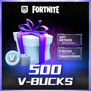 Fortnite gift    V-BUCKS | 500