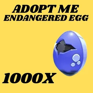 ENDANGERED EGG  1000X - ADOPT ME 