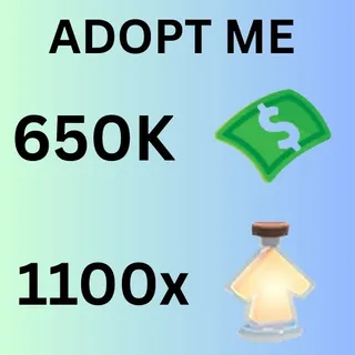 BUCKS AND AGEUP POTION - ADOPT ME 