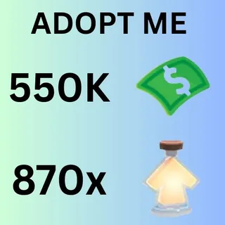 BUCKS AND AGEUP POTION - ADOPT ME 