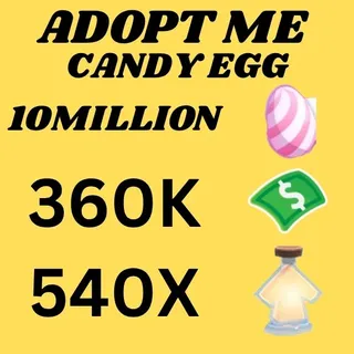CANDY EGG AND BUCKS AND AGE UP POTIONS - ADOPT ME 