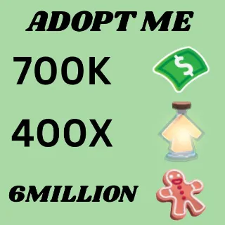 BUCKS & AGE UP POTIONS AND GINGER BREAD - ADOPT ME 