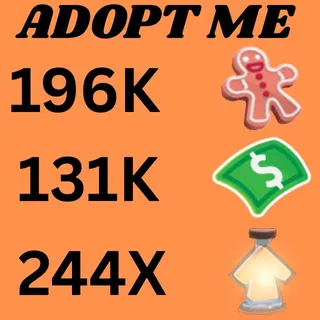 BUCKS & AGE UP POTIONS AND GINGER BREAD  - ADOPT ME 