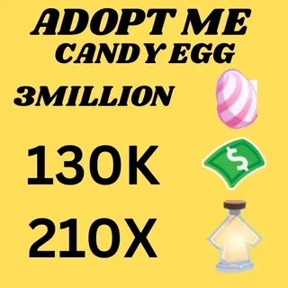 CANDY EGG AND BUCKS AND AGE UP POTIONS - ADOPT ME 