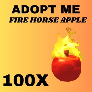 FIRE HORSE APPLE 100X - ADOPT ME 