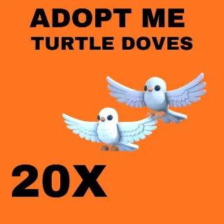 TURTLE DOVES 20X  - ADOPT ME 