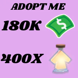 BUCKS AND AGE UP POTIONS - ADOPT ME 