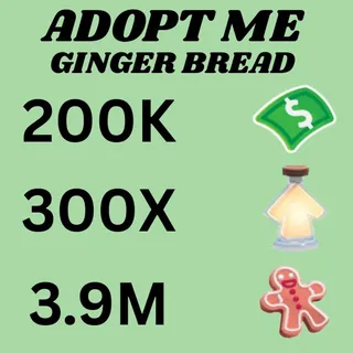 BUCKS & AGE UP POTIONS AND GINGER BREAD - ADOPT ME 