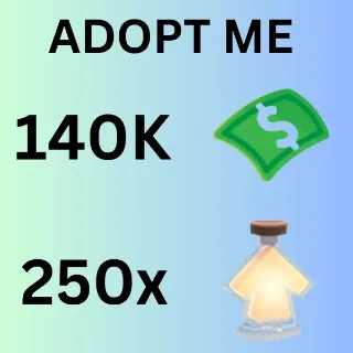 BUCKS AND AGEUP POTION - ADOPT ME 