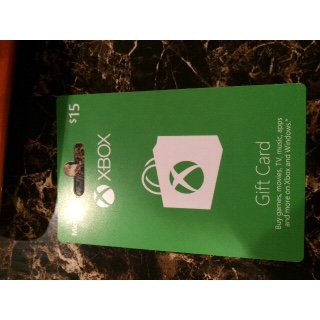 $15.00 Xbox Gift Card (Instant Delivey) - Xbox Gift Card Gift Cards -  Gameflip
