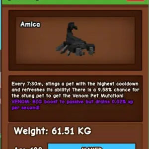 GIANT SCORPION 61.51 KG
