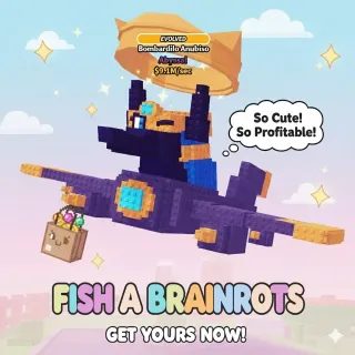 BOMBARDILO ANUBISO EVOLVED FISH A BRAINROTS