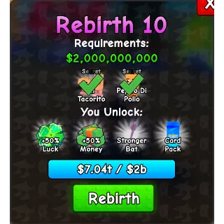 REBIRTH 10 - PLANTS VS BRAINROTS 