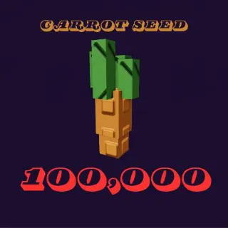 100k Carrot Seed