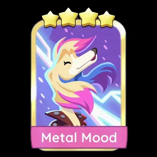 Metal Mood 4⭐ Gold Sticker Monopoly Go Golden Blitz