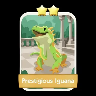Prestigious Iguana Monopoly Go
