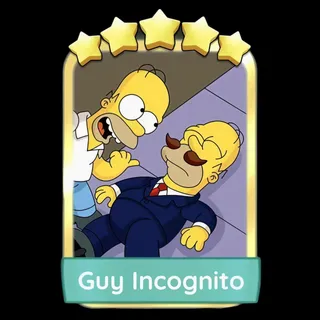 Guy Incognito 5⭐ Gold Sticker Monopoly Go Golden Blitz