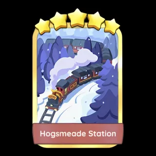 Hogsmeade Station 5⭐ Gold Sticker Monopoly Go Golden Blitz