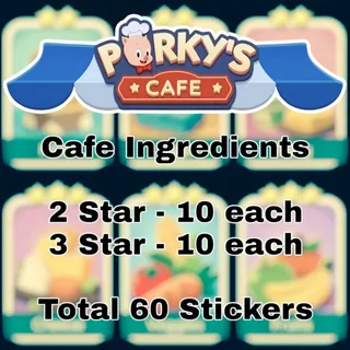 Monopoly Go Cafe Ingredients Set 11 — Essential 60 Card Pack