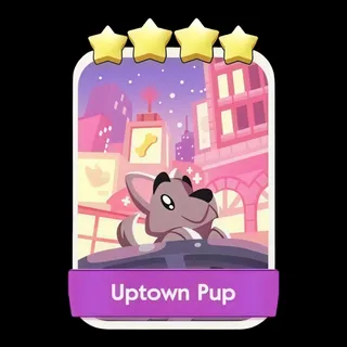Uptown Pup 4⭐ Monopoly Go Sticker