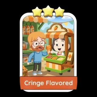 Cringe Flavored 3⭐ Monopoly Go Sticker