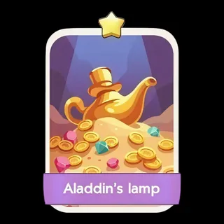 Aladdin's lamp 1⭐ Monopoly Go Sticker