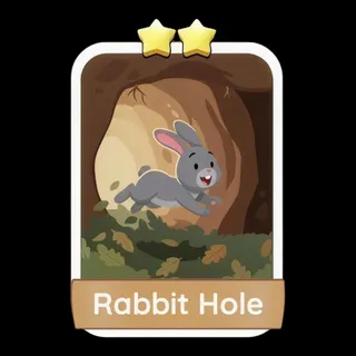 Rabbit Hole 2⭐ Monopoly Go Sticker