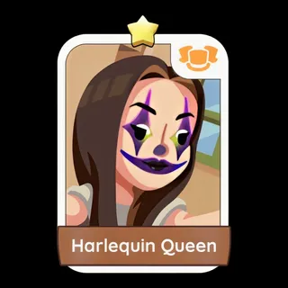 Harlequin Queen Monopoly Go