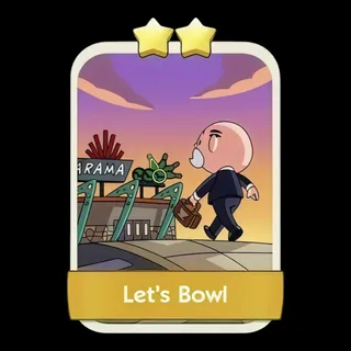 Let's Bowl 2⭐ Monopoly Go Sticker