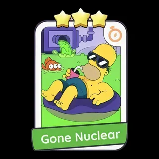 Gone Nuclear 3⭐ Bonus Set Monopoly Go Sticker