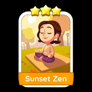 Sunset Zen Monopoly Go