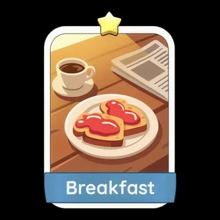 Breakfast 1⭐ Monopoly Go Sticker