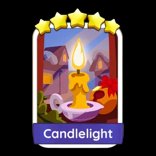 Candlelight 5 ⭐ Monopoly Go Sticker