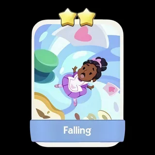 Falling 2⭐ Monopoly Go Sticker