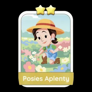 Posies Aplenty 2⭐ Monopoly Go Sticker